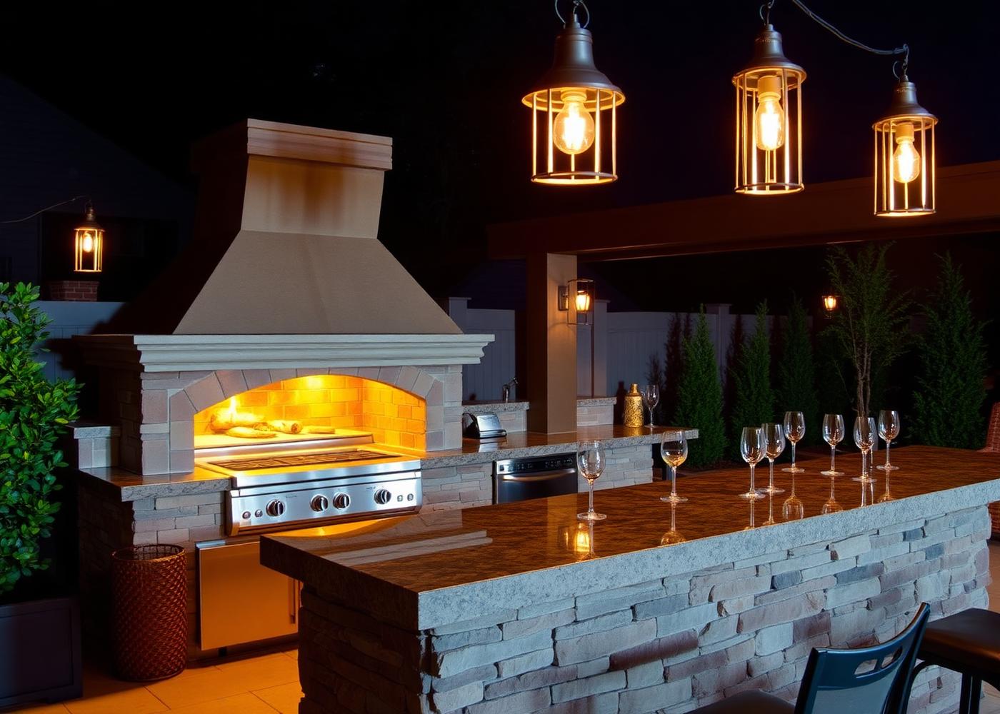 Vintner's Terrace — Outdoor kitchen